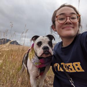 “I miss the mountains and hiking. I didn’t know that I love hiking until I was about to leave. I was like, ‘What should I do in Colorado before I can’t be here?’ Then I went hiking with my dog, Wobert, I loved it.” –Ella Aizeki’25